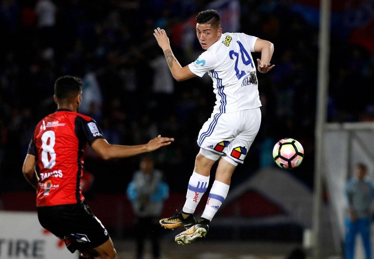 Iván Rozas volvió a vestir la camiseta de la U / imagen: Agencia UNO