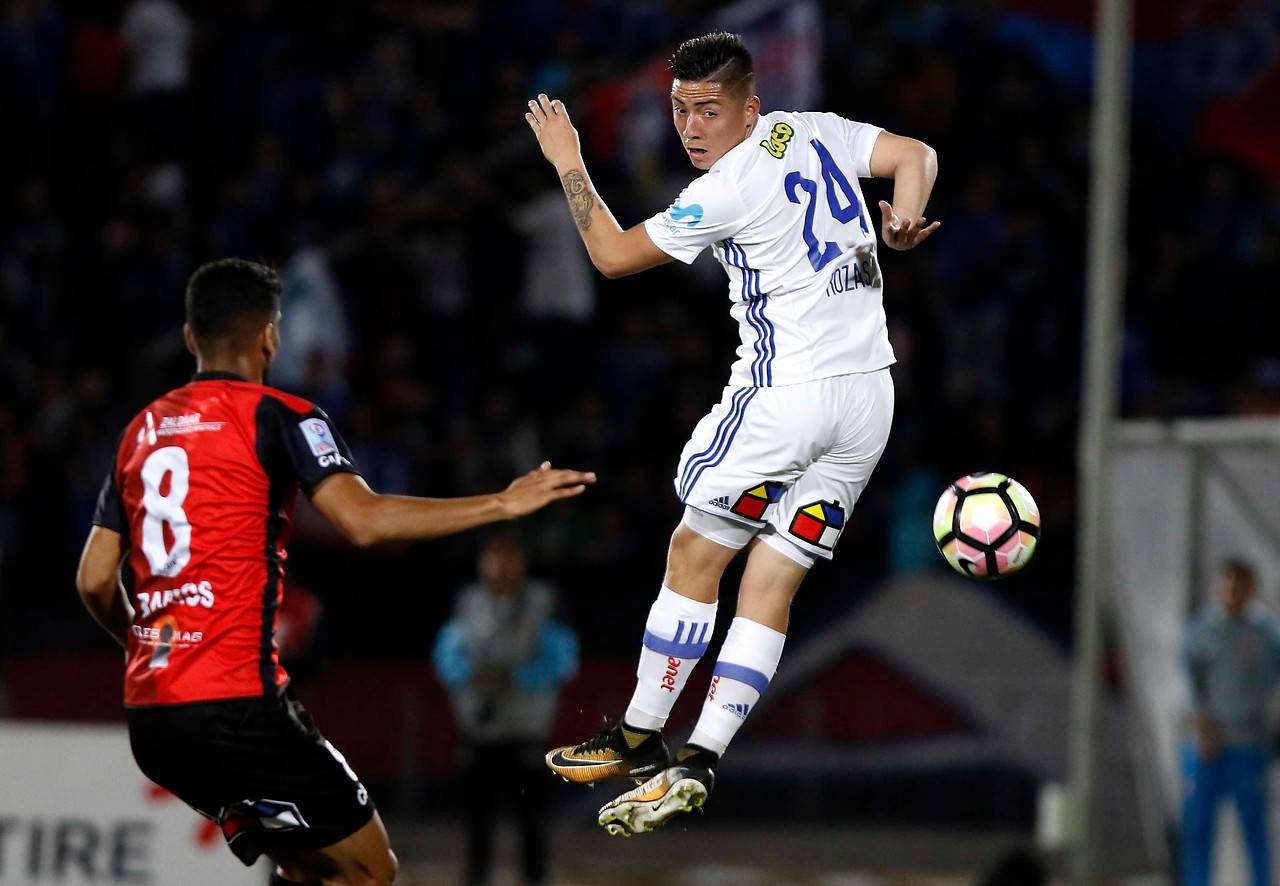 Iván Rozas volvió a vestir la camiseta de la U / imagen: Agencia UNO