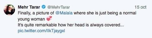malala twitter