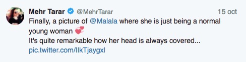 malala twitter
