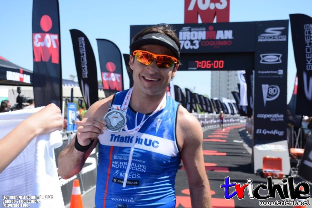 Iván Álvarez completó el Ironman de Coquimbo en casi siete horas