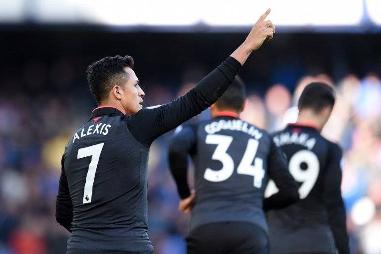 Alexis maravilló en Arsenal/ imagen: AFP