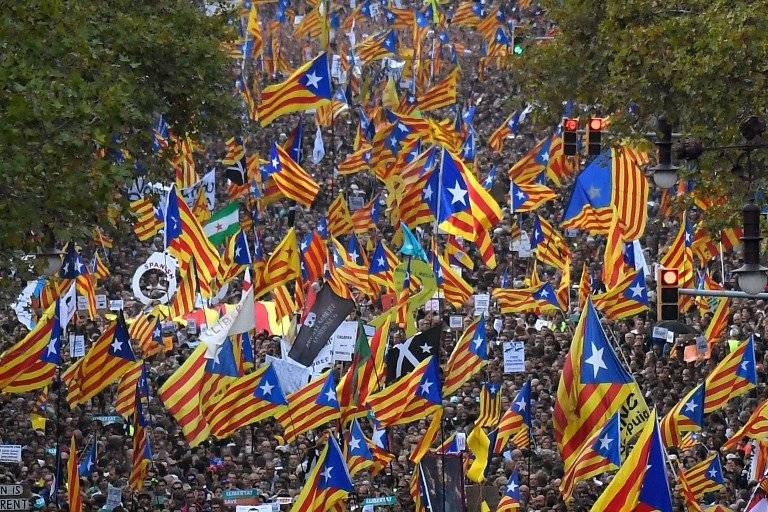 Protestas en Cataluña