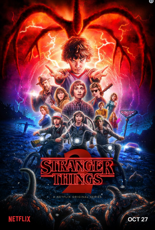 Póster de Stranger things.