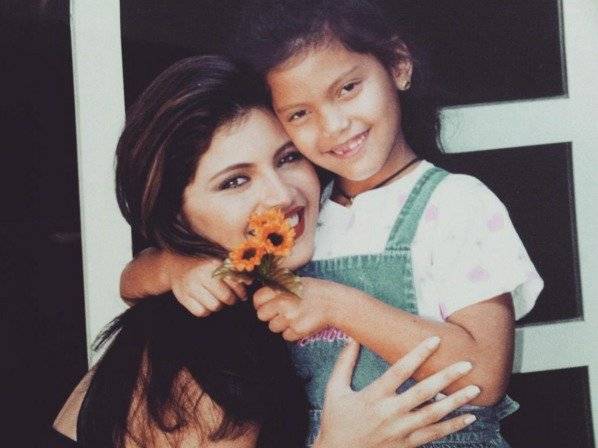 Chiquinquirá Delgado y su hija