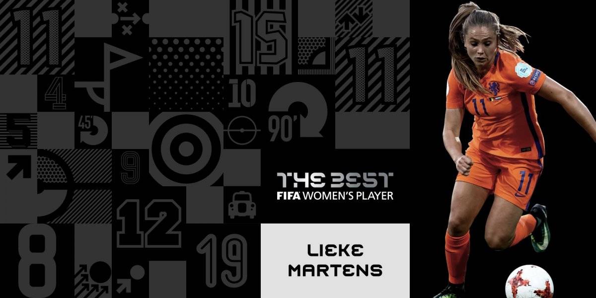 Lieke Martens, ganadora a la mejor jugadora del año
