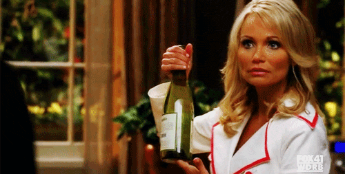 Botella de vino gif