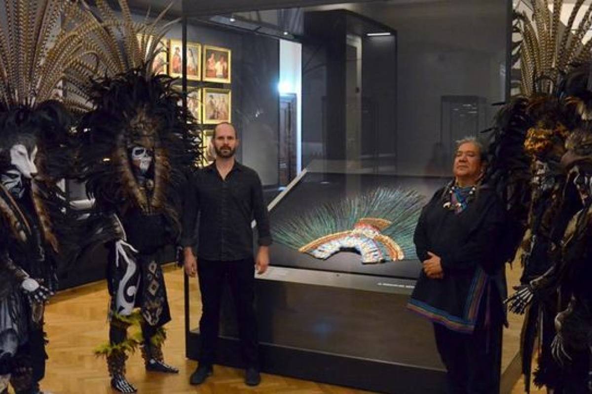 El Penacho de Moctezuma protagoniza la inauguración del Weltmuseum de