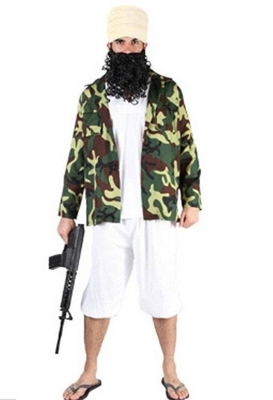 terrorista disfraz