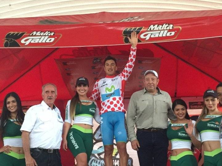 Jefferson Cepeda, líder del premio de montaña