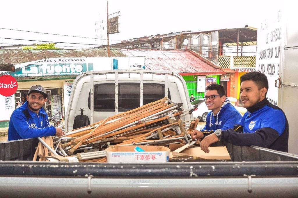 Algunos jugadores de Cobán Imperial