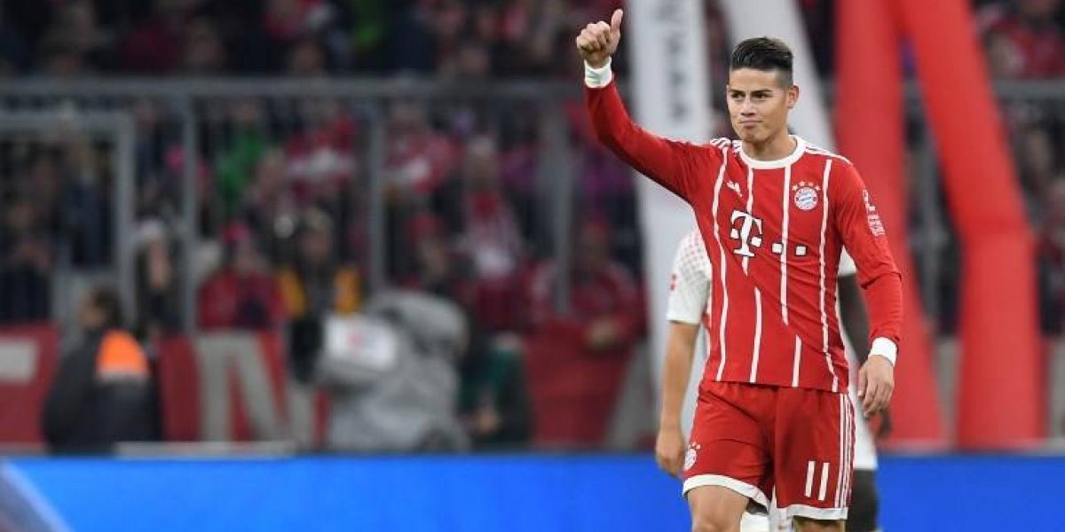 James Rodríguez se lesionó la espalda, confirmó Bayern Múnich