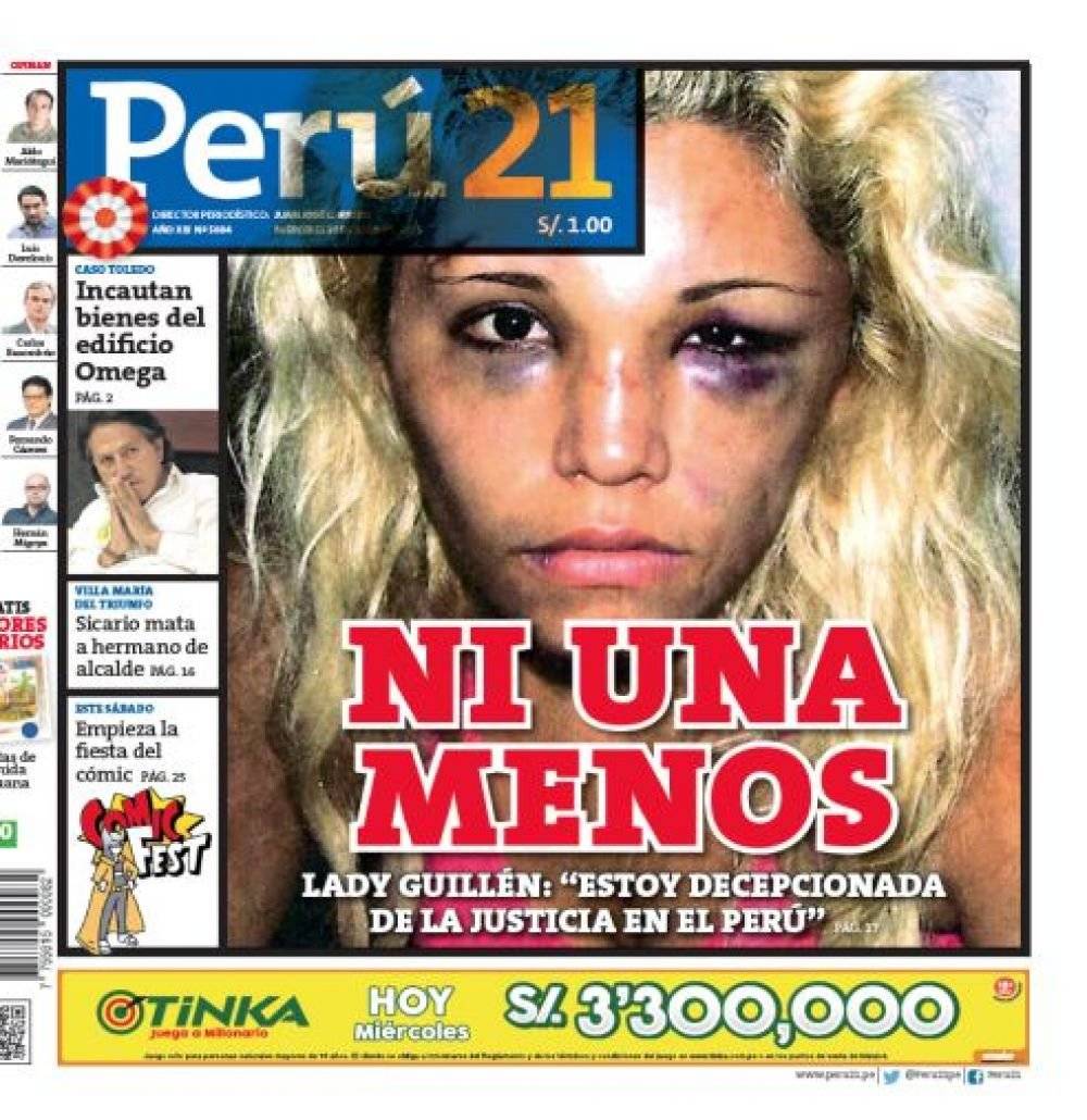 ni una menos perú