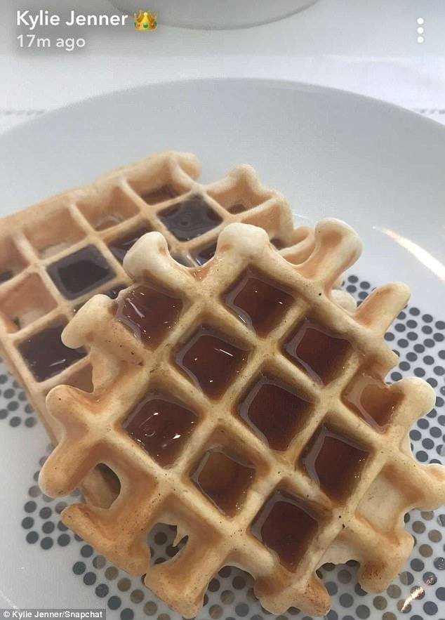 Kylie Jenner waffles