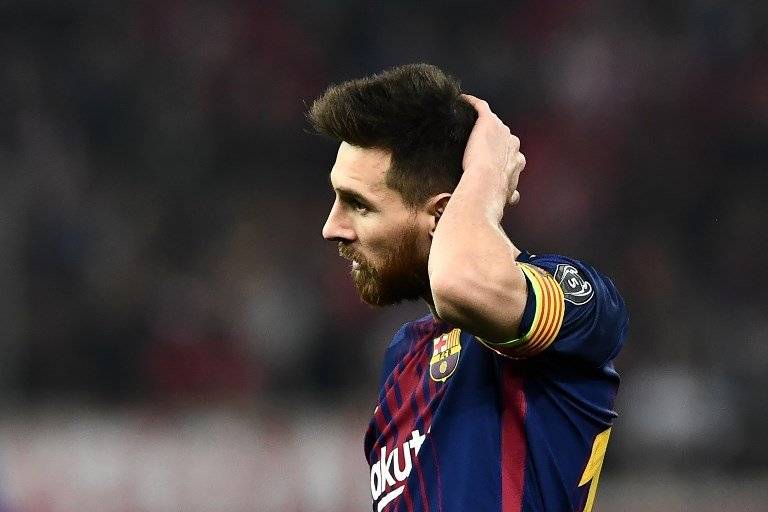 Lionel Messi se encontró con un inspirado arquero local / imagen: AFP