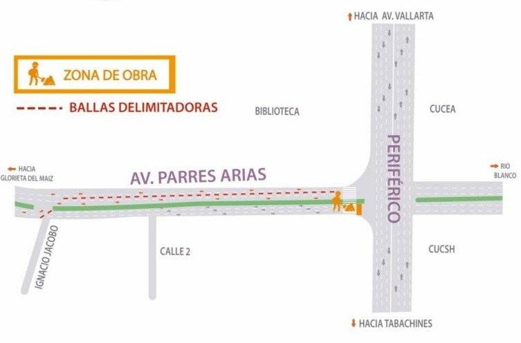Cierres viales en Parres Arias por obras del Viaducto Belenes