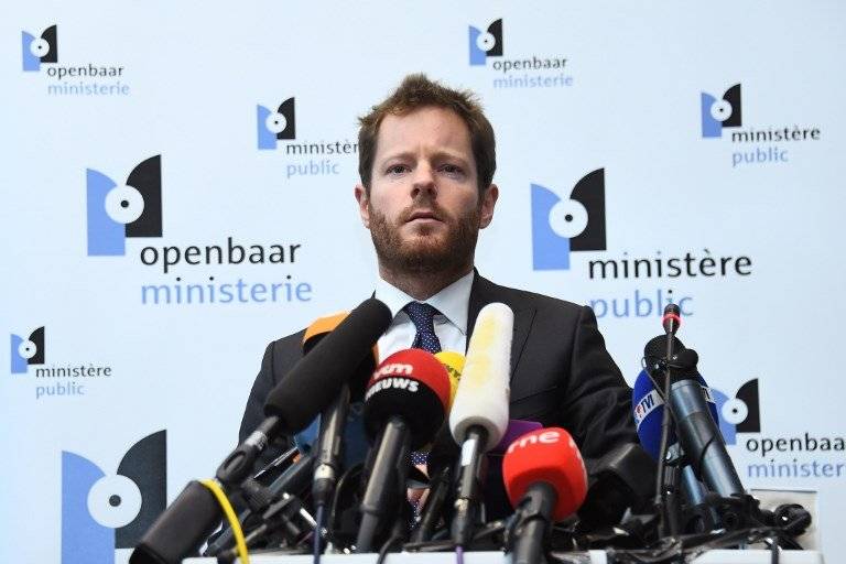 Gilles Dejemeppe, portavoz de la fiscalía federal en Bruselas
