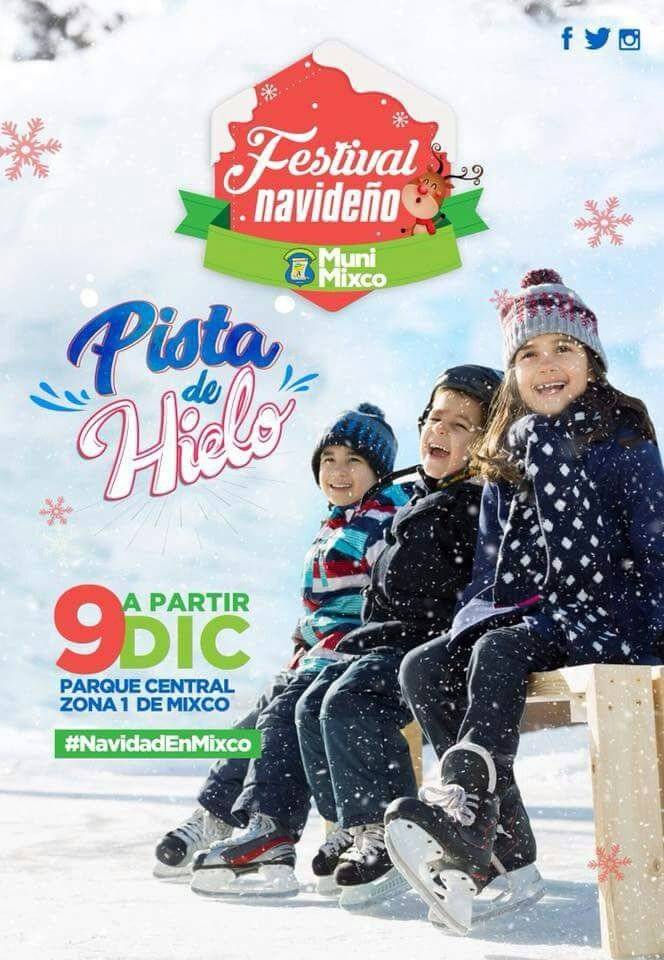 Pista de hielo en Mixco