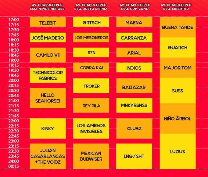 Cartel del festival.