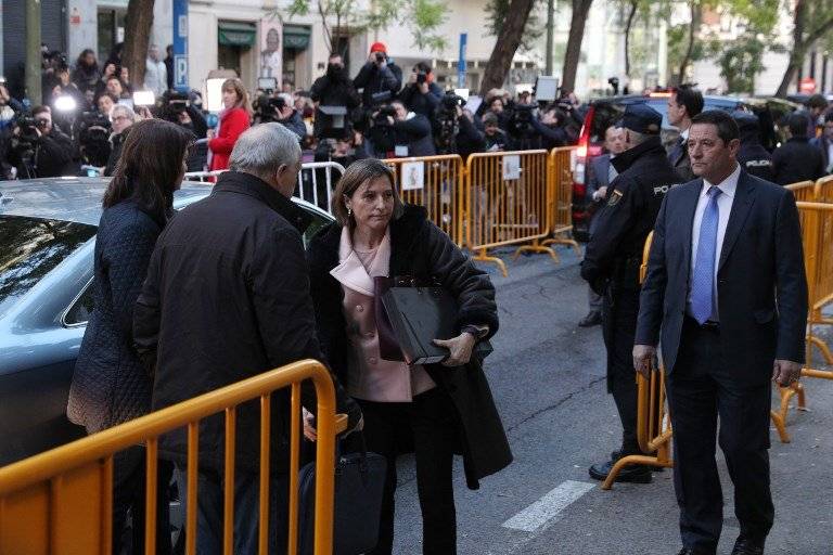 Carme Forcadell, presidenta del Parlamento de Cataluña
