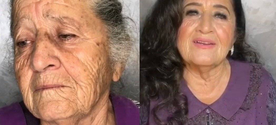 Abuelita cambio extremo