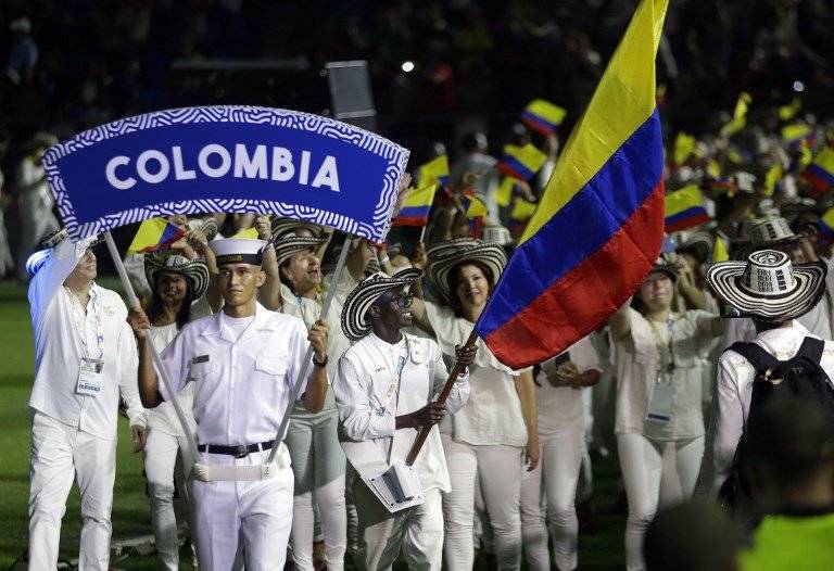 Delegación colombiana en los Juegos Bolivarianos 2017