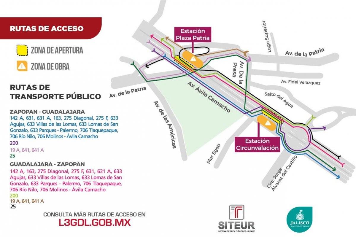 Abrirán vialidades en cinco puntos de la Línea 3