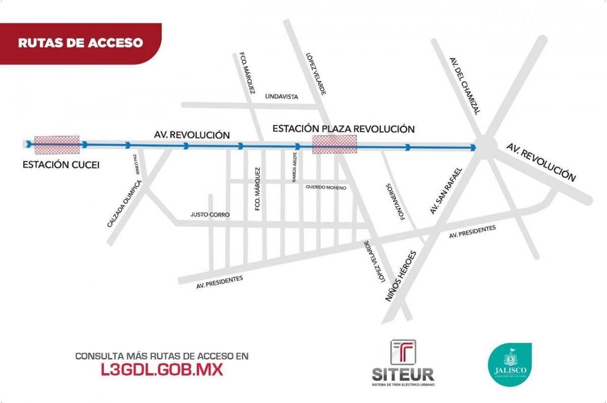 Abrirán vialidades en cinco puntos de la Línea 3