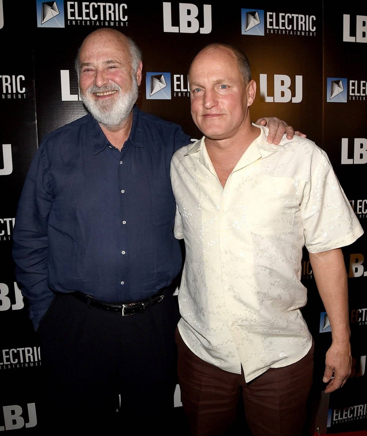 Rob Reiner y Woody Harrelson.