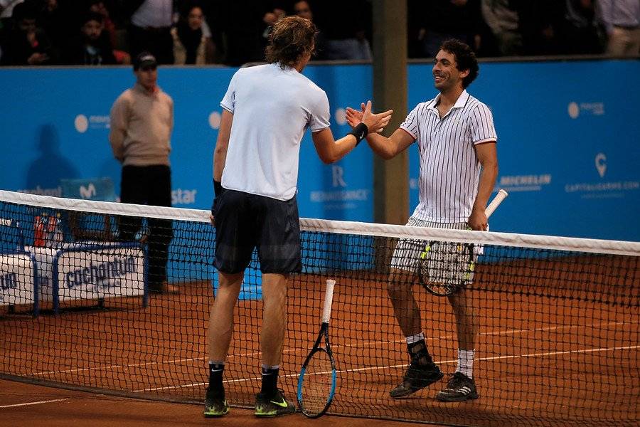 Jarry le ganó por primera vez a su amigo Lama / imagen: Photosport