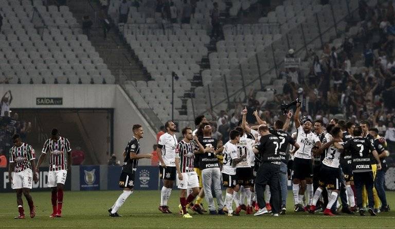 Corinthians festejó / imagen: AFP