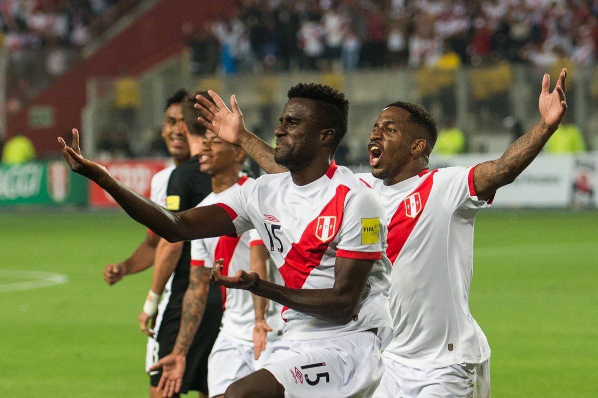 Perú celebra / imagen: AFP
