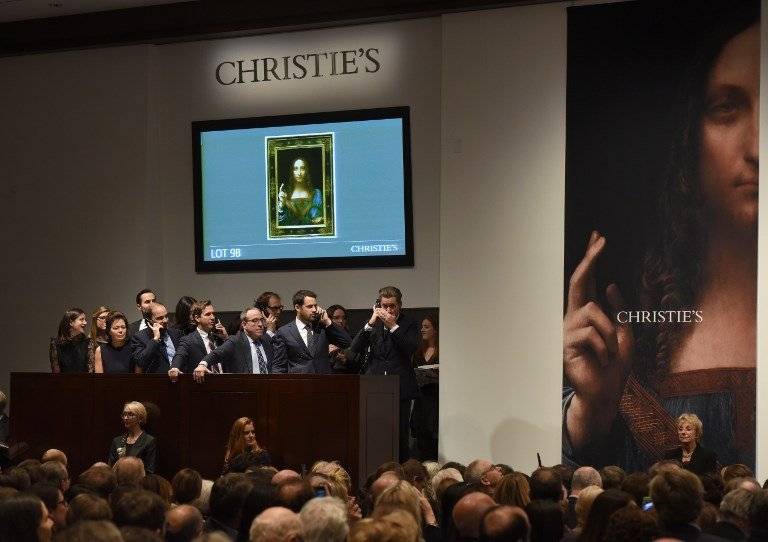 Subastan cuadro de Leonardo Da Vinci