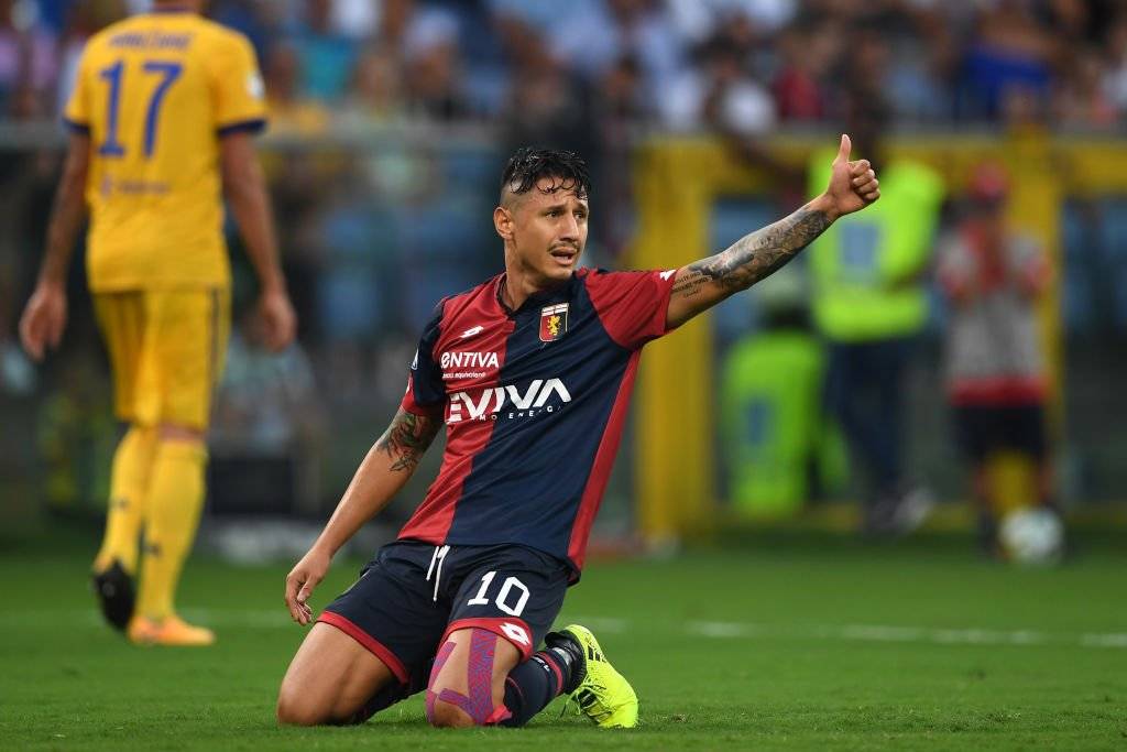 Lapadula se encuentra a préstamo en el Genoa de la Serie A. El AC Milan es el dueño de su carta / Foto: Getty Images