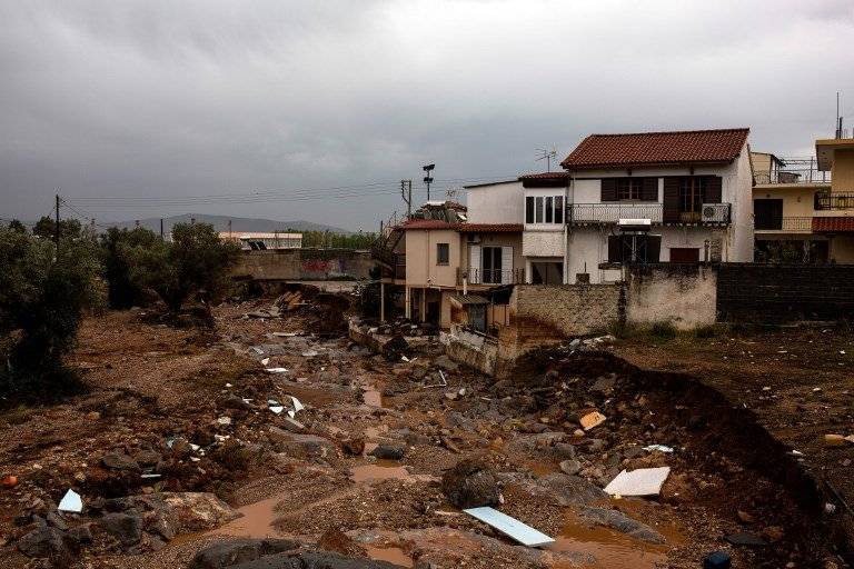 Inundaciones en Grecia