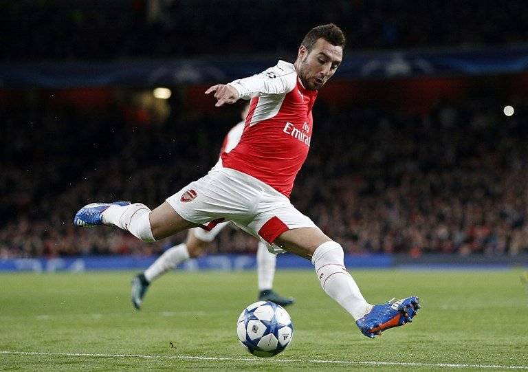 Santi Cazorla con el Arsenal