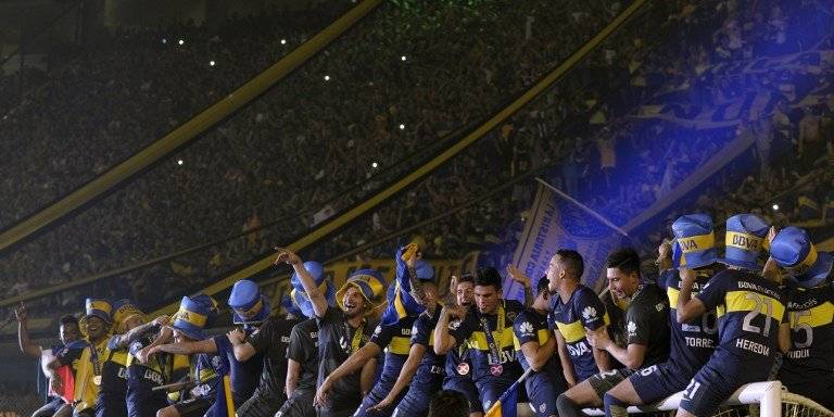 La Bombonera tiembla / imagen: AFP