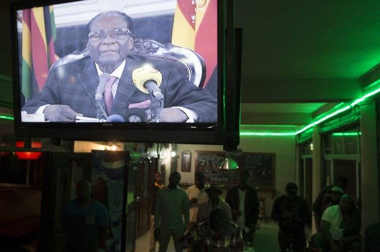 Mensaje televisado de Robert Mugabe
