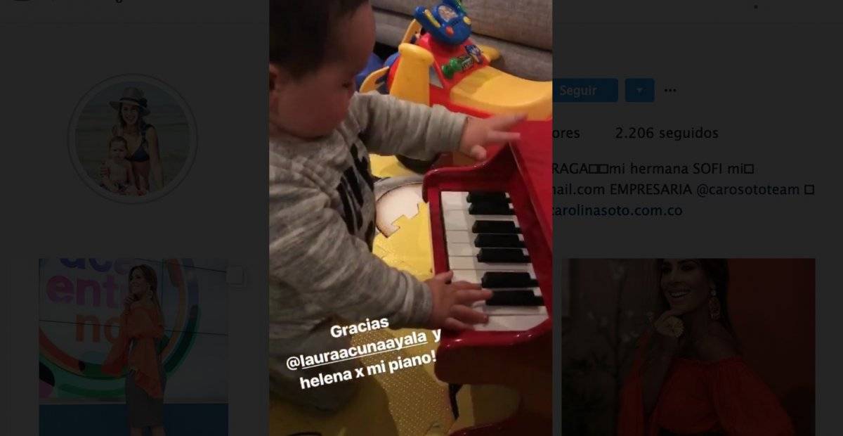 Captura de pantalla Instagram Carolina Soto