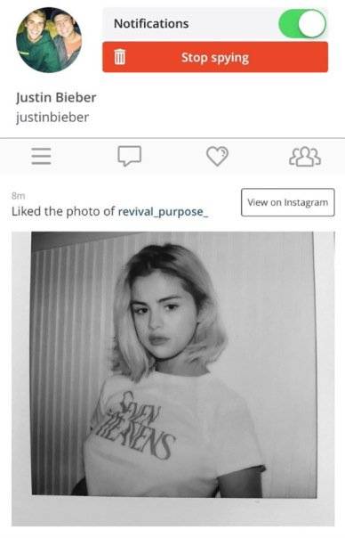 Selena Gomez e Justin Bieber, print de fã