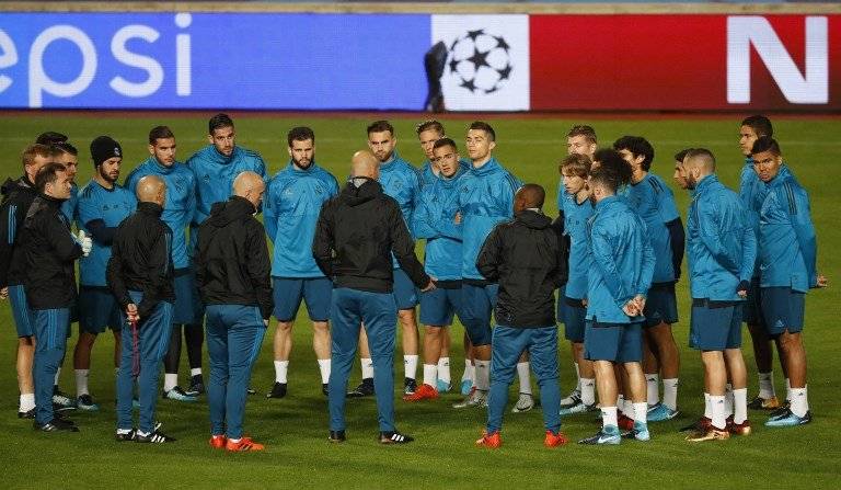 Real Madrid entrenando