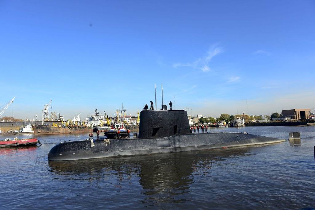 Submarino argentino desaparecido
