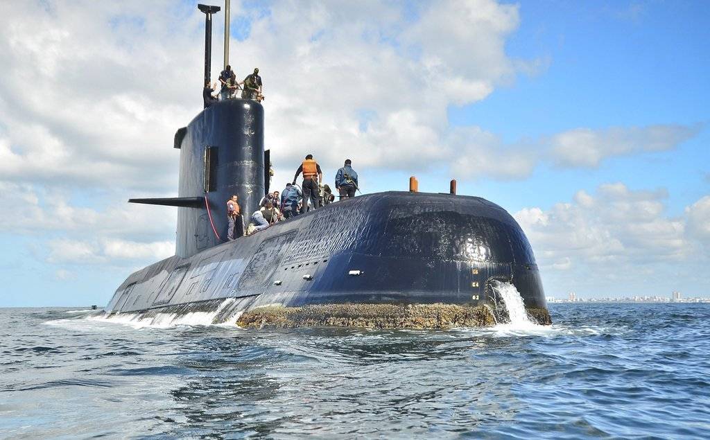 Submarino argentino desaparecido
