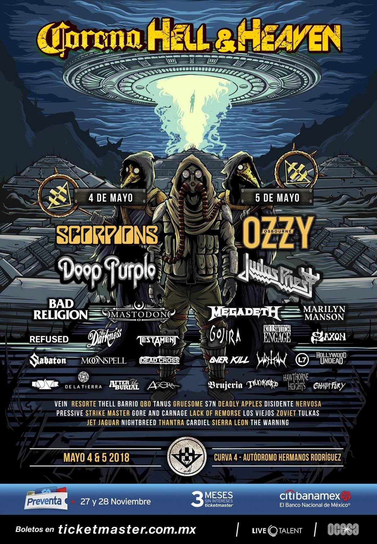 Line-up oficial del festival.