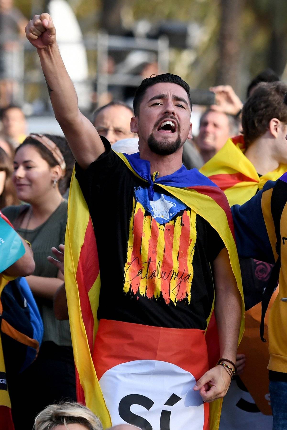 El movimiento separatista en Cataluña. |getty