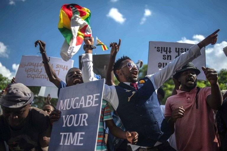 Festejos en Zimbabue