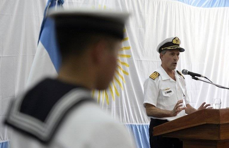 Enrique Balbi, portavoz de la Armada de Argentina