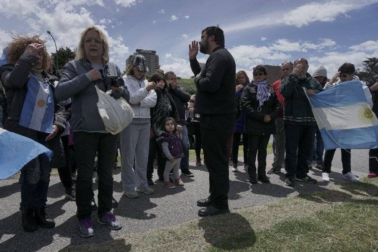 Familiares de los tripulantes del ARA San Juan