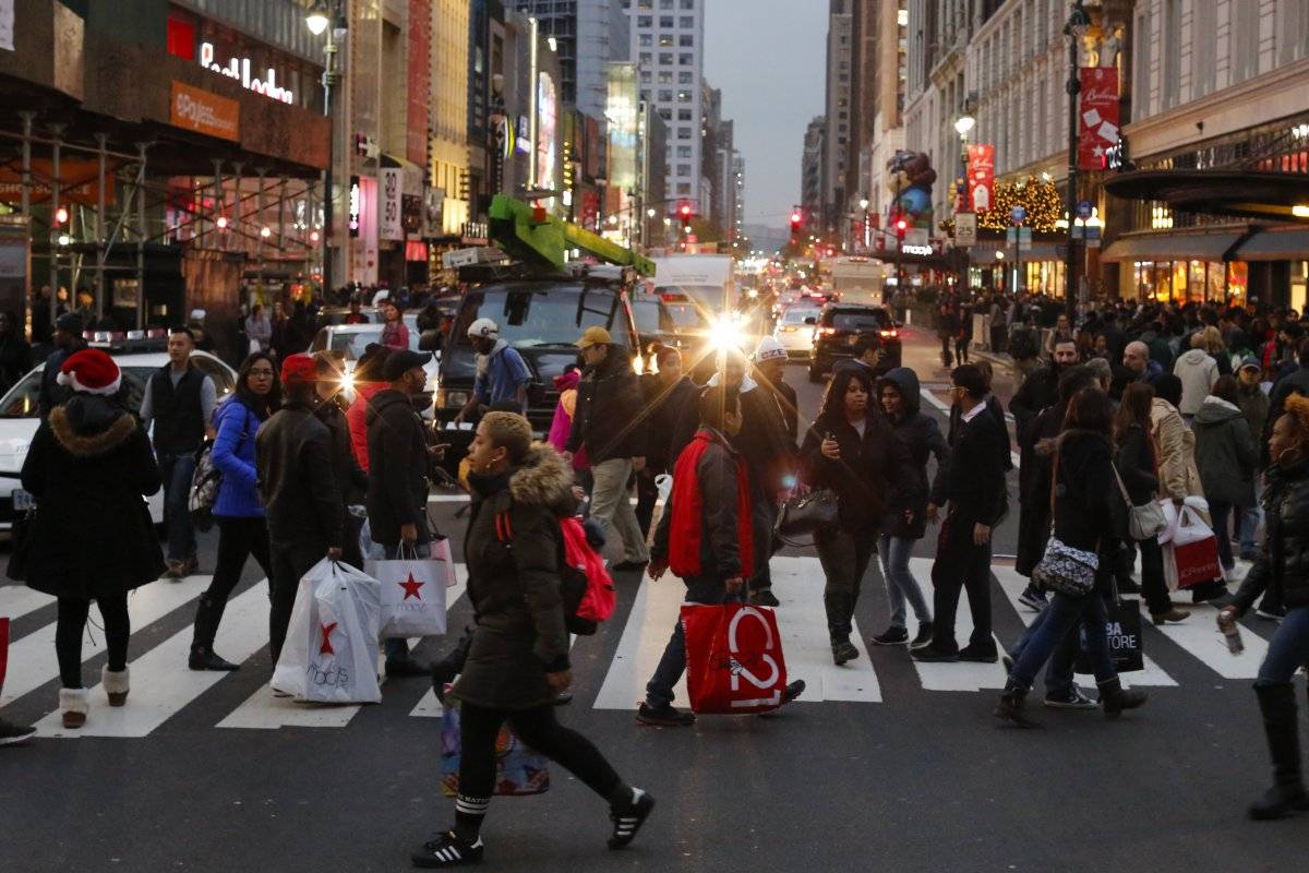 Nueva York en el "Black Friday" de 2016.