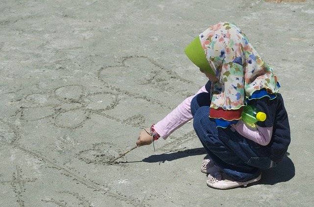 Niña musulmana